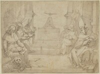 C 018
          <br/>
          Disputatio van kerkvaderen over het Sacrament
          <br/>
          <em>Salimbeni, Ventura (1567/68-1613)</em>